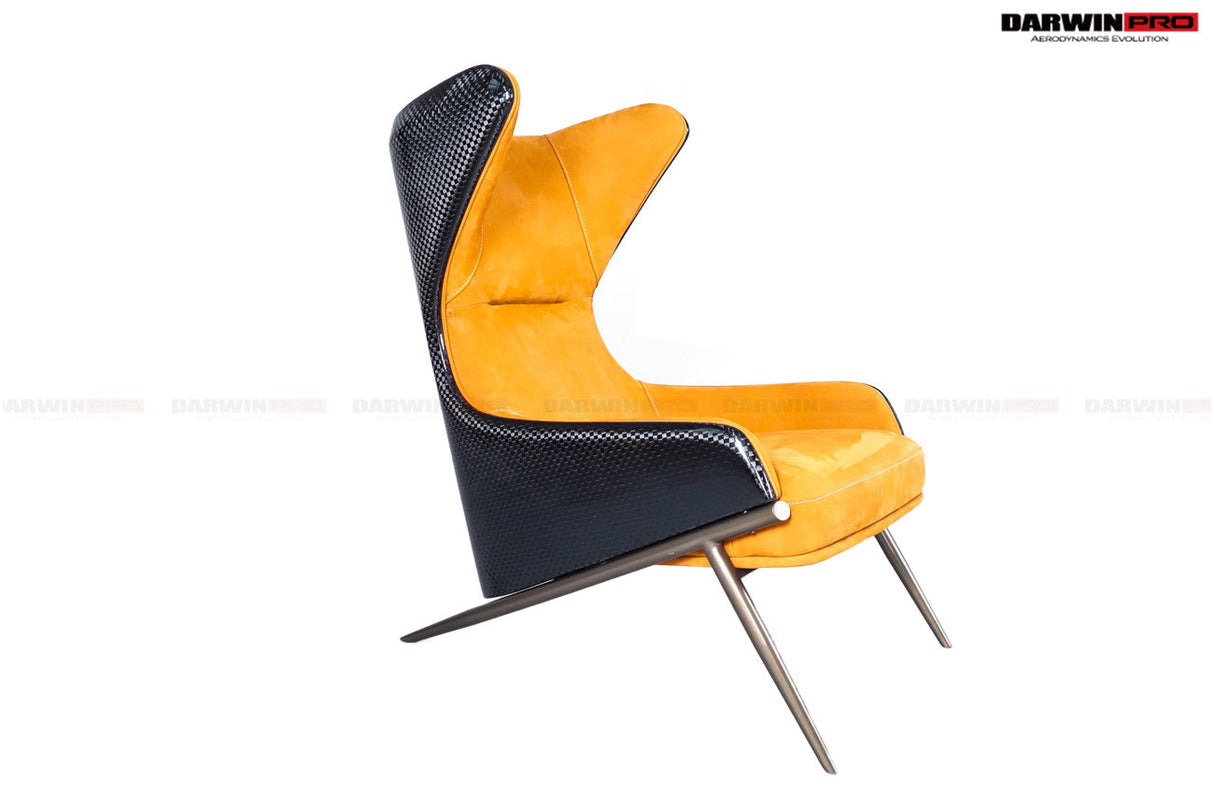 DARWINPRO CARBON FIBER CANYON ORANGE SUEDE LOUNGE CHAIR
