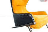 DARWINPRO CARBON FIBER CANYON ORANGE SUEDE LOUNGE CHAIR