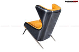 DARWINPRO CARBON FIBER CANYON ORANGE SUEDE LOUNGE CHAIR