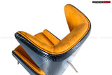 DARWINPRO CARBON FIBER CANYON ORANGE SUEDE LOUNGE CHAIR