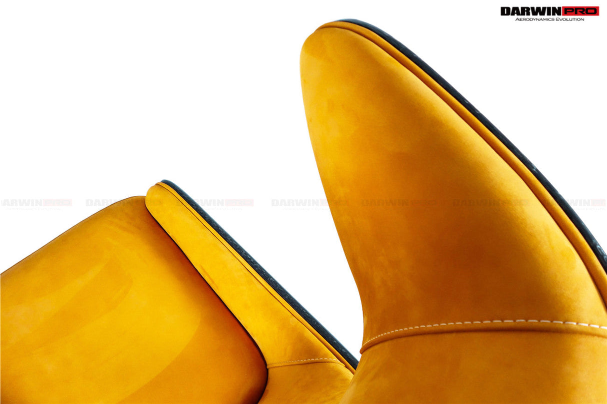 DARWINPRO CARBON FIBER CANYON ORANGE SUEDE LOUNGE CHAIR