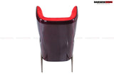 DARWINPRO CARBON FIBER CAYENNE RED SUEDE LOUNGE CHAIR