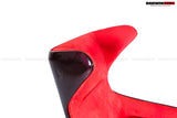 DARWINPRO CARBON FIBER CAYENNE RED SUEDE LOUNGE CHAIR