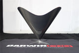 DARWINPRO CARBON FIBER HEART-SHAPED ORANGE ALCANTARA LOUNGE CHAIR