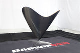 DARWINPRO CARBON FIBER HEART-SHAPED ORANGE ALCANTARA LOUNGE CHAIR
