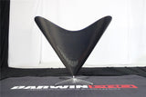 DARWINPRO CARBON FIBER HEART-SHAPED ORANGE ALCANTARA LOUNGE CHAIR