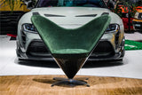 DARWINPRO CARBON FIBER HEART-SHAPED BRITISH GREEN SUEDE LOUNGE CHAIR