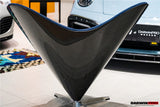 DARWINPRO CARBON FIBER HEART-SHAPED BLUE ALCANTARA LOUNGE CHAIR