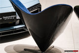 DARWINPRO CARBON FIBER HEART-SHAPED BLUE ALCANTARA LOUNGE CHAIR