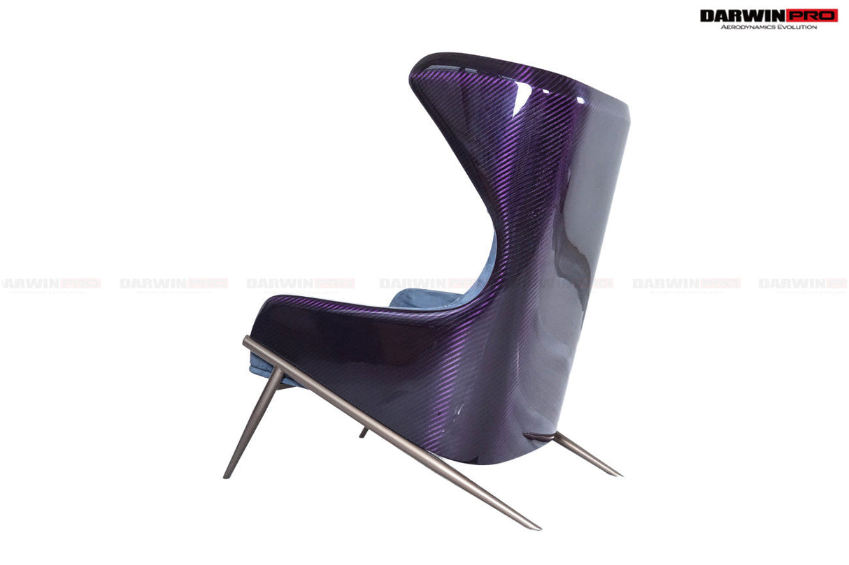 DARWINPRO 4x4  WEAVE CARBON FIBER URBAN LONDON GREY COLOR LOUNGE CHAIR