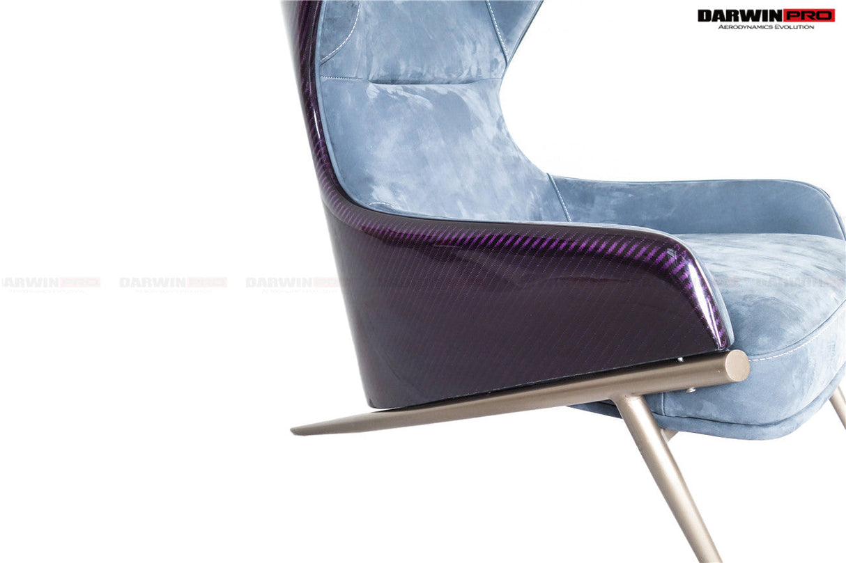 DARWINPRO 4x4  WEAVE CARBON FIBER URBAN LONDON GREY COLOR LOUNGE CHAIR