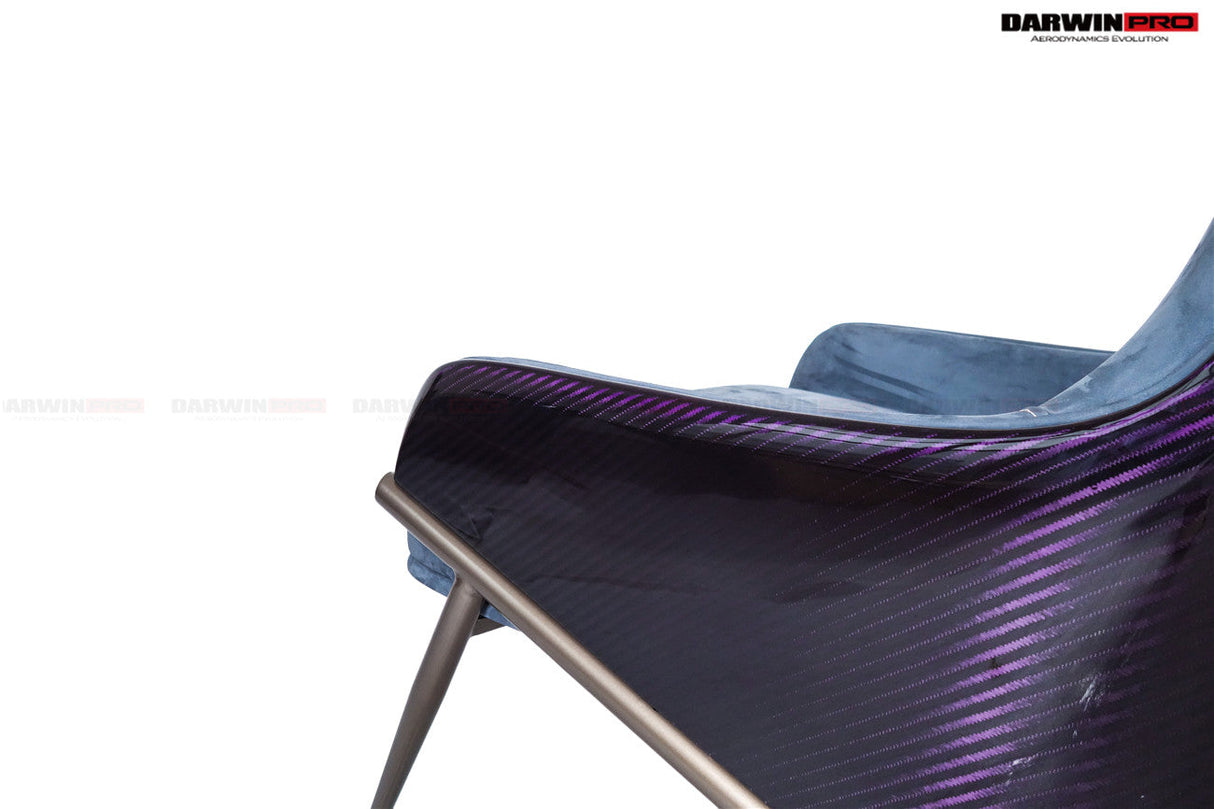 DARWINPRO 4x4  WEAVE CARBON FIBER URBAN LONDON GREY COLOR LOUNGE CHAIR