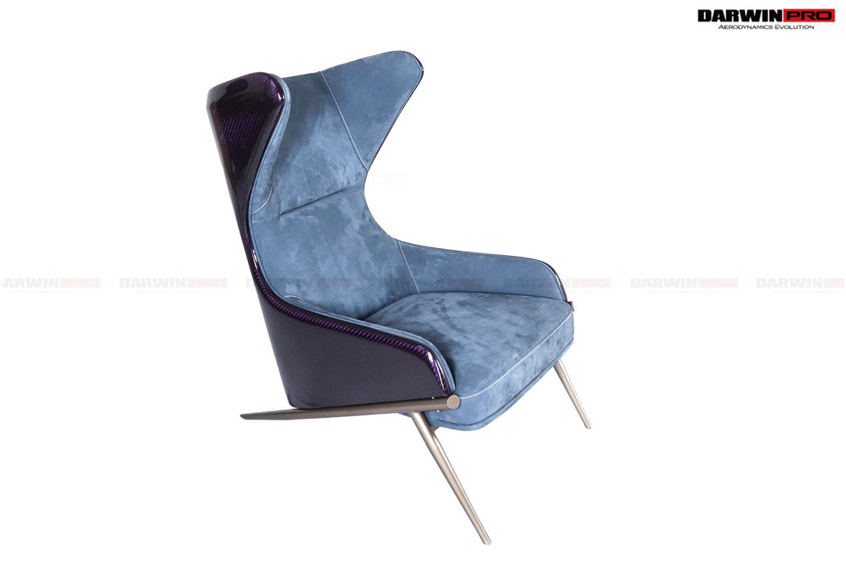 DARWINPRO 4x4  WEAVE CARBON FIBER URBAN LONDON GREY COLOR LOUNGE CHAIR
