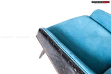 DARWINPRO CARBON FIBER LUNAR BLUE SUEDE LOUNGE CHAIR