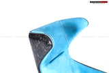 DARWINPRO CARBON FIBER LUNAR BLUE SUEDE LOUNGE CHAIR