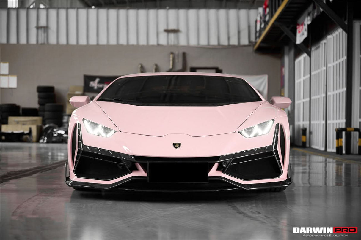 DarwinPRO 2015-2025 Lamborghini Huracan LP610 & LP580 & EVO & Tecnica BKSSII Style Front Bumper