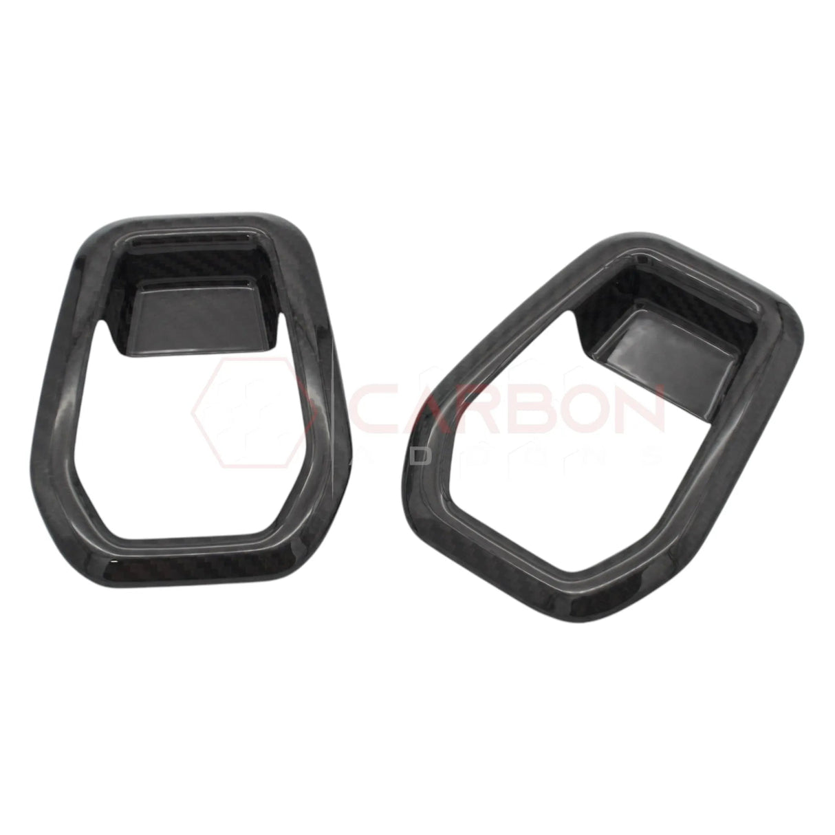 2024+ S650 Mustang Seat Rear Handle Outer Trim Hard Carbon Fiber Cover | 2pcs