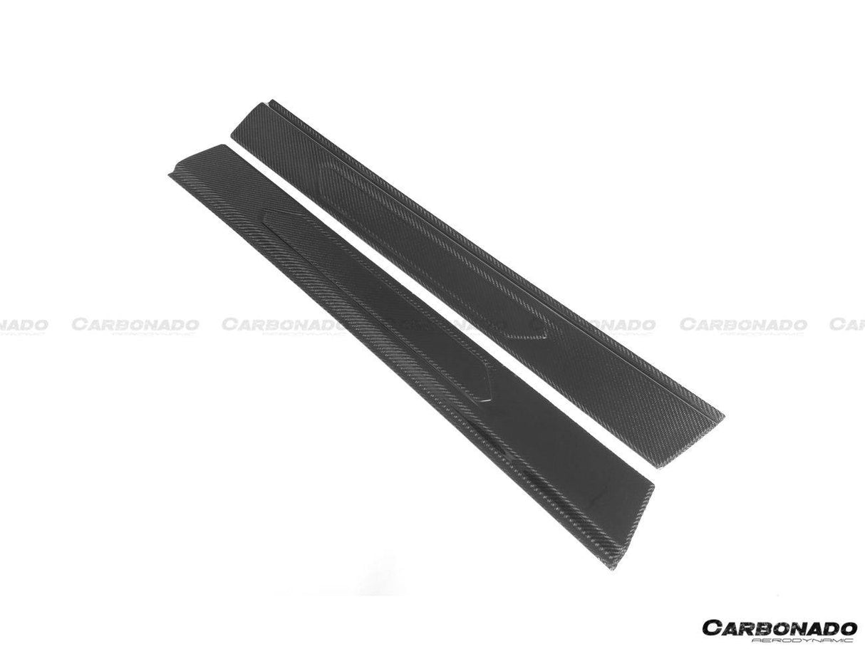 2011-2016 Lamborghini Aventador LP700 Coupe  Roadster OEM Style Carbon Fiber Door Still Plate Caps