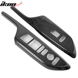 2016-2021 Honda Civic Door Window Lift Switch Panel Trim Carbon Fiber