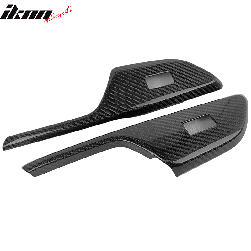 2016-2021 Honda Civic Door Window Lift Switch Panel Trim Carbon Fiber