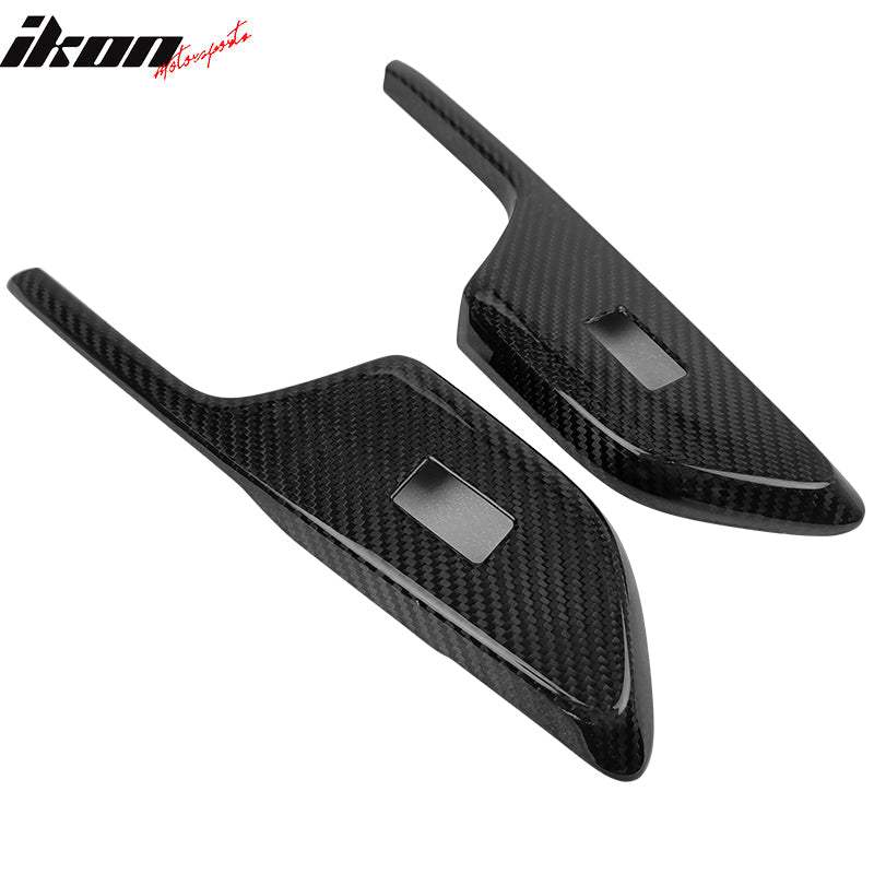 2016-2021 Honda Civic Door Window Lift Switch Panel Trim Carbon Fiber