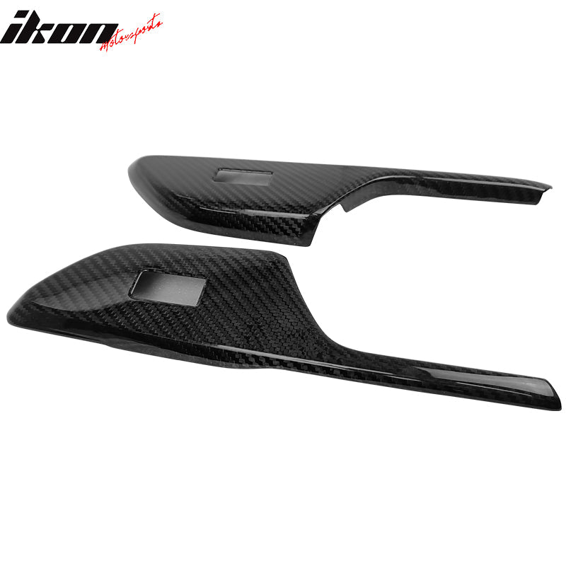 2016-2021 Honda Civic Door Window Lift Switch Panel Trim Carbon Fiber