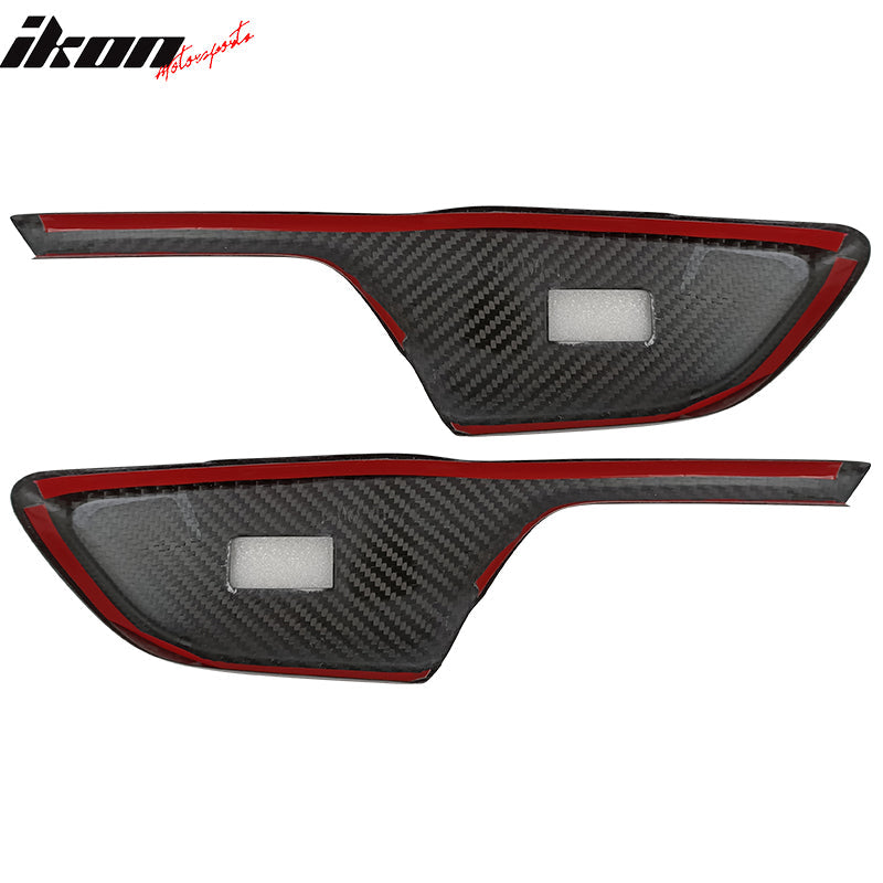 2016-2021 Honda Civic Door Window Lift Switch Panel Trim Carbon Fiber