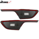 2016-2021 Honda Civic Door Window Lift Switch Panel Trim Carbon Fiber