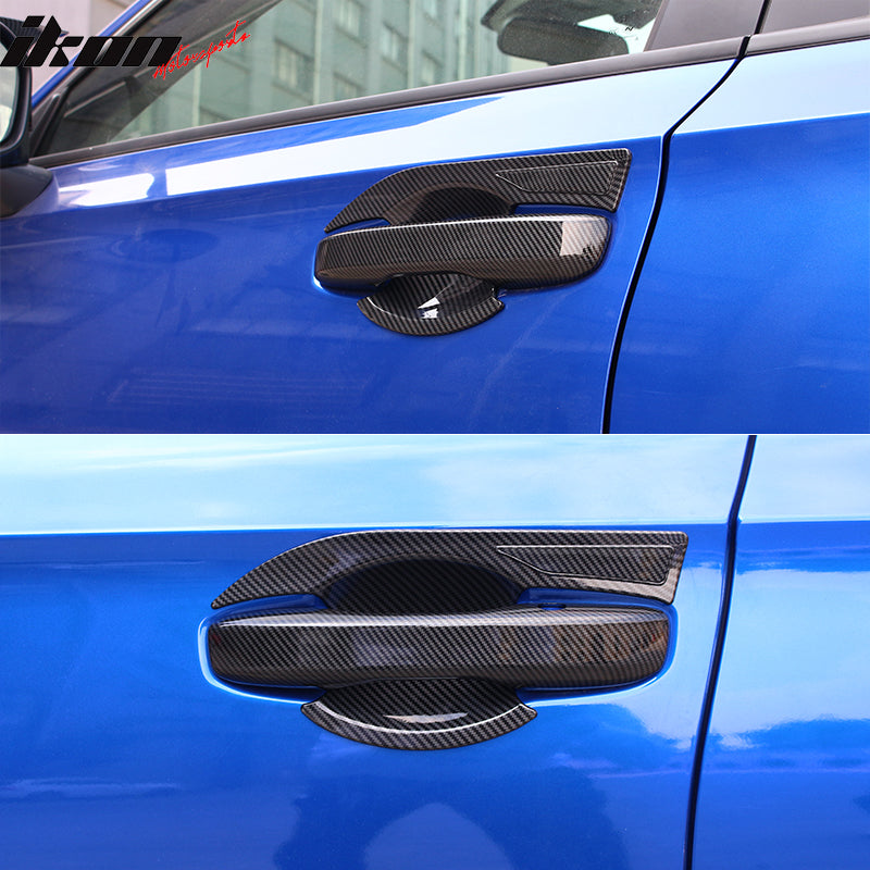 Fits 22-23 Honda Civic 4 Door Gloss Black Look ABS Door Handle Cover