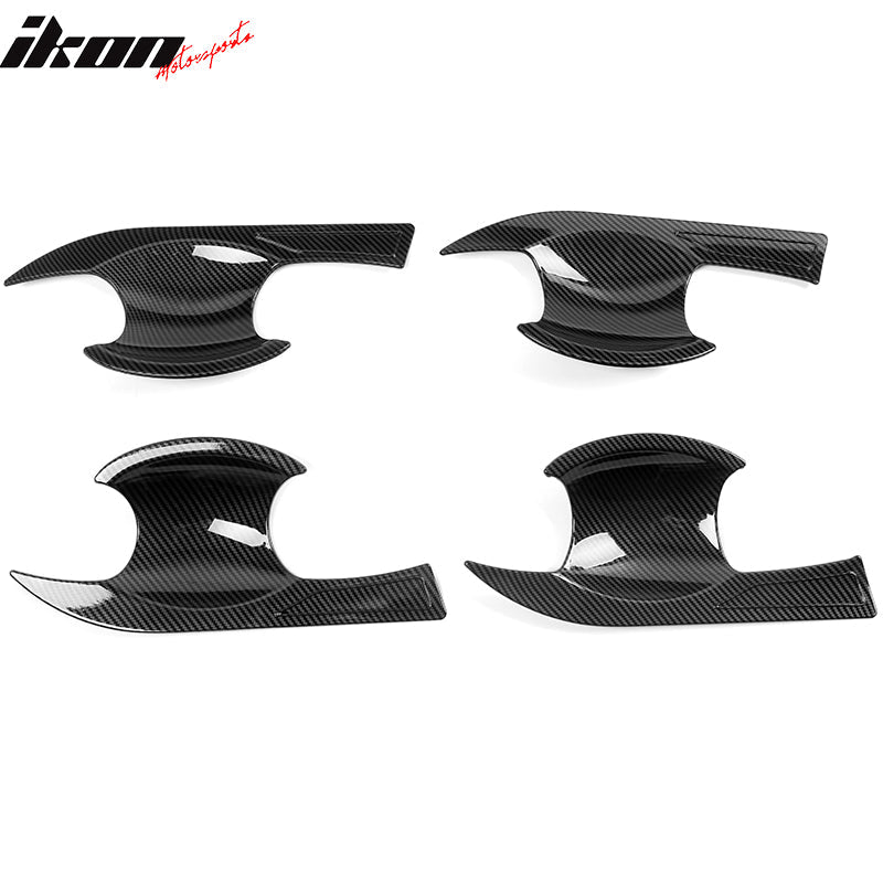 Fits 22-23 Honda Civic 4 Door Gloss Black Look ABS Door Handle Cover