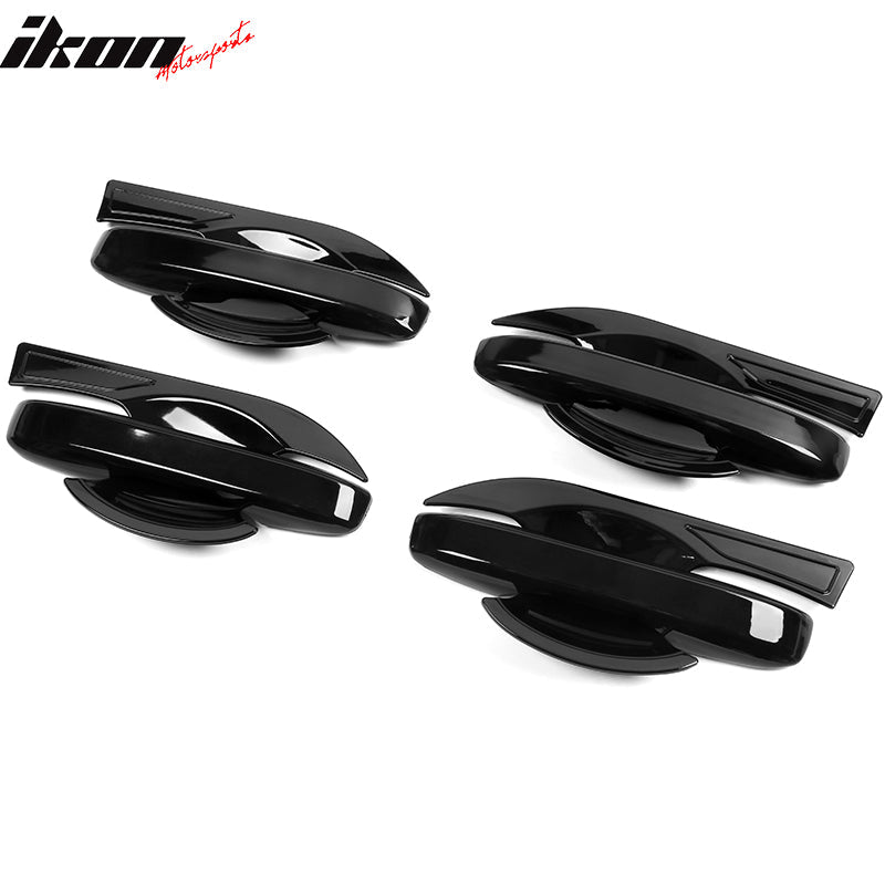 Fits 22-23 Honda Civic 4 Door Gloss Black Look ABS Door Handle Cover