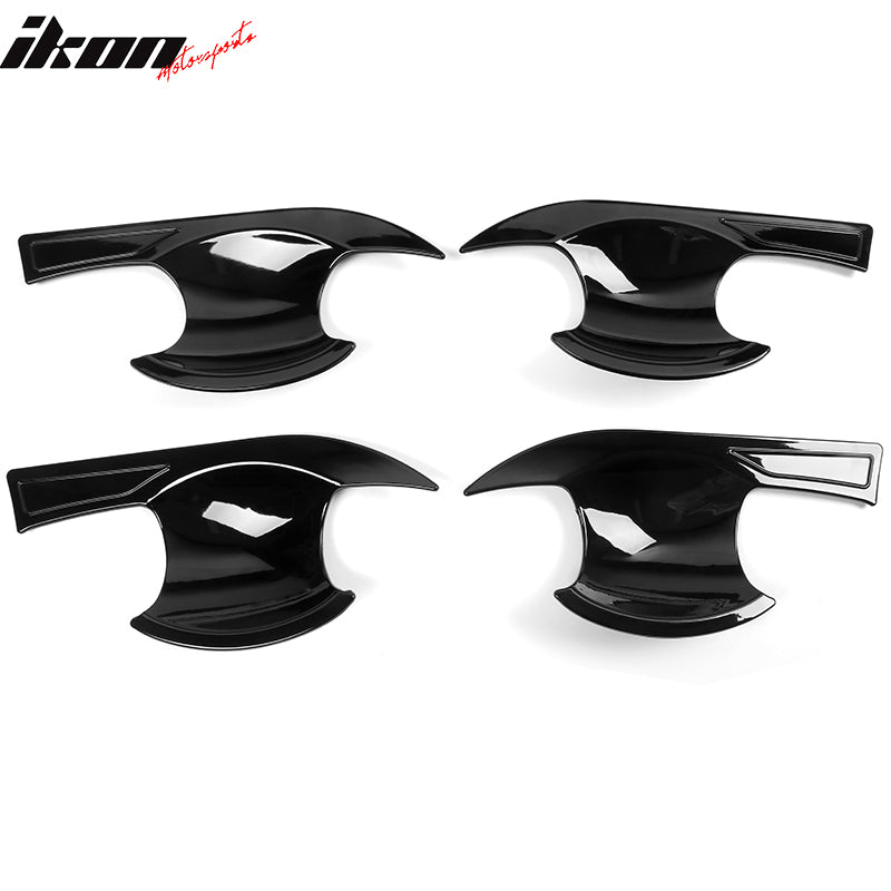 Fits 22-23 Honda Civic 4 Door Gloss Black Look ABS Door Handle Cover