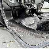 Dry Carbon Fiber Door Sill Covers for McLaren 540 570S 570GT 600LT