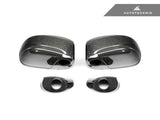 AutoTecknic Replacement Dry Carbon Mirror Covers - Nissan R35 GTR
