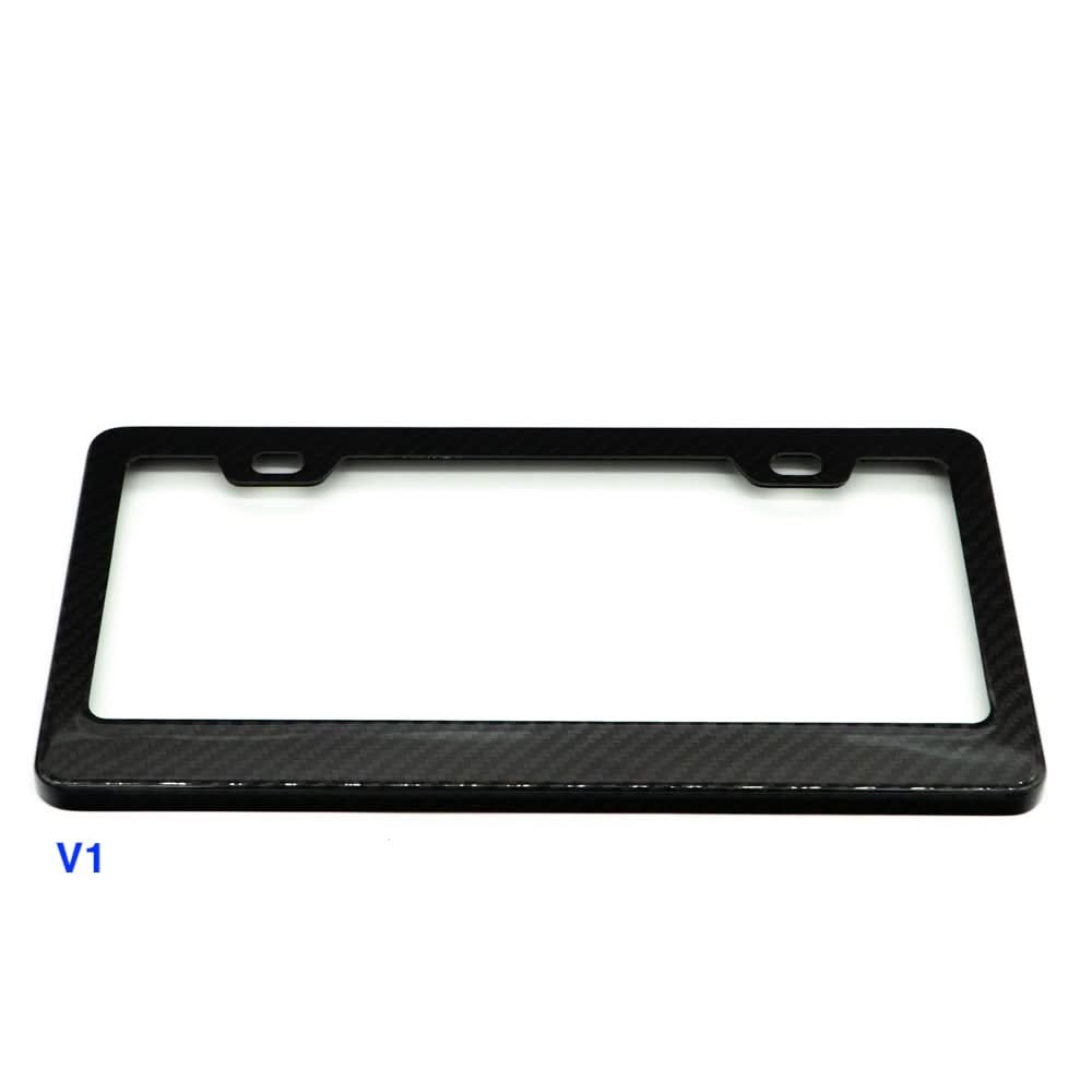 JDC Dry Carbon Fiber License Plate Frames (Gloss, Matte, & Forged)