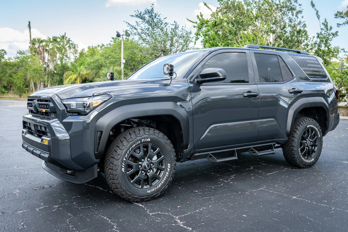 Topographic Rear Vent Window Overlay (Perforated) - 2025+ 4Runner