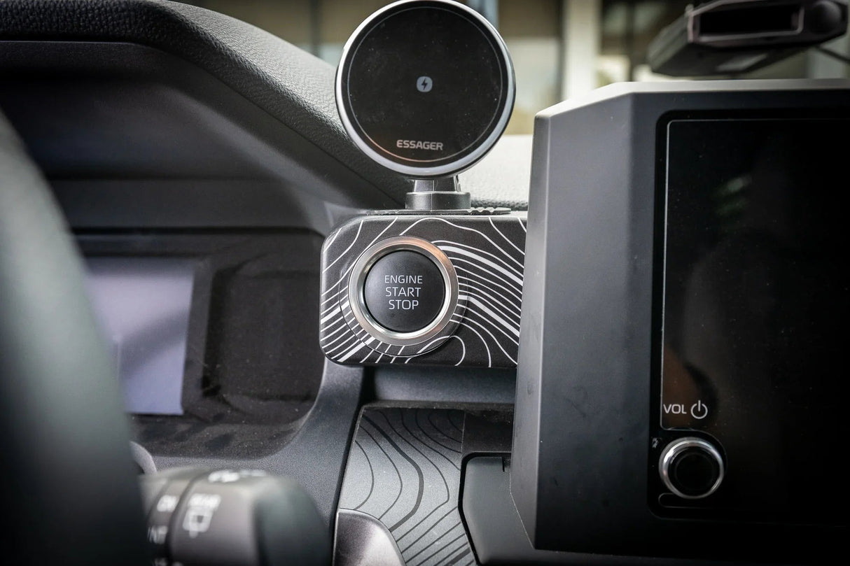 Topographic 8" Screen Push to Start Trim - 2024+ Tacoma / 2025+ 4Runner