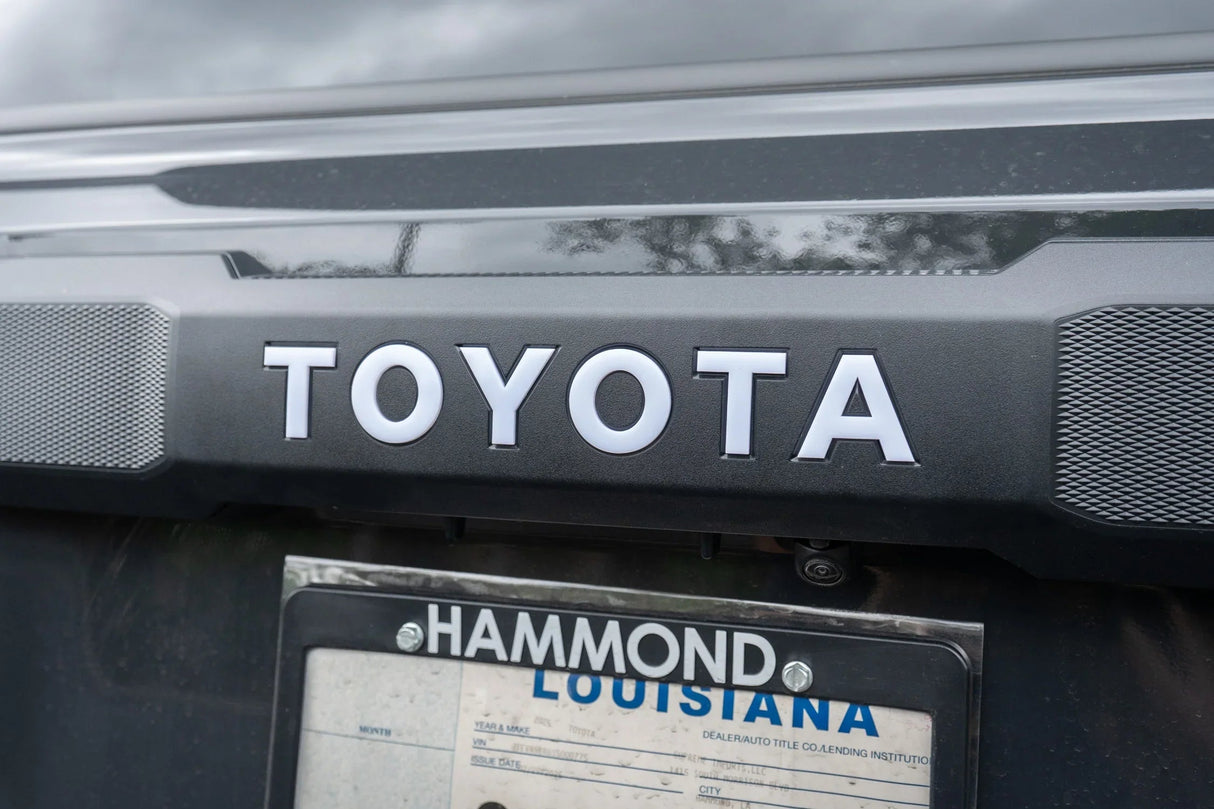 TOYOTA Rear Hatch Liftgate Acrylic Emblem Inlays - 2025+ 4Runner