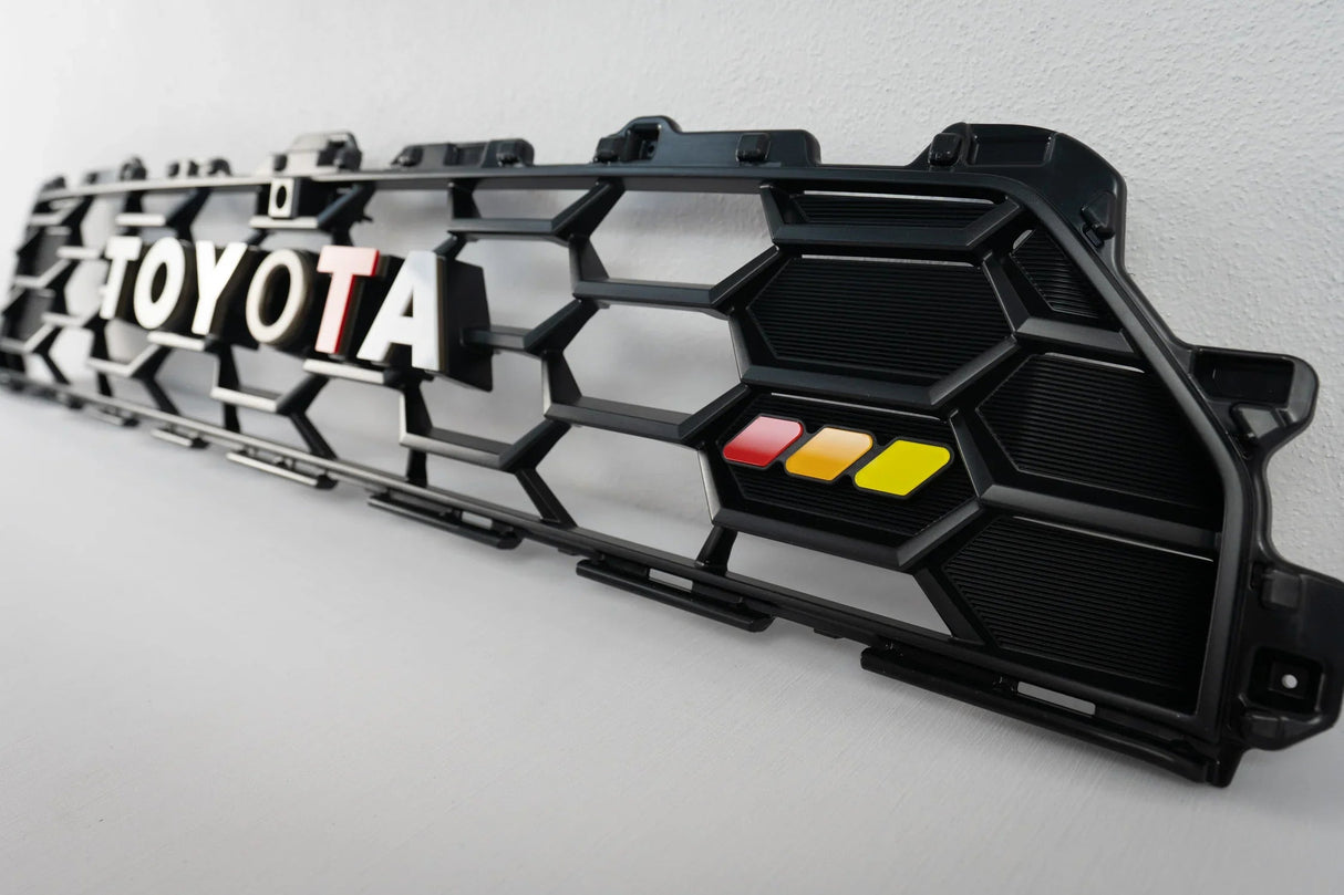 TOYOTA Front Grille Acrylic Emblem Overlays - 2025+ 4Runner TRD Pro / Trailhunter