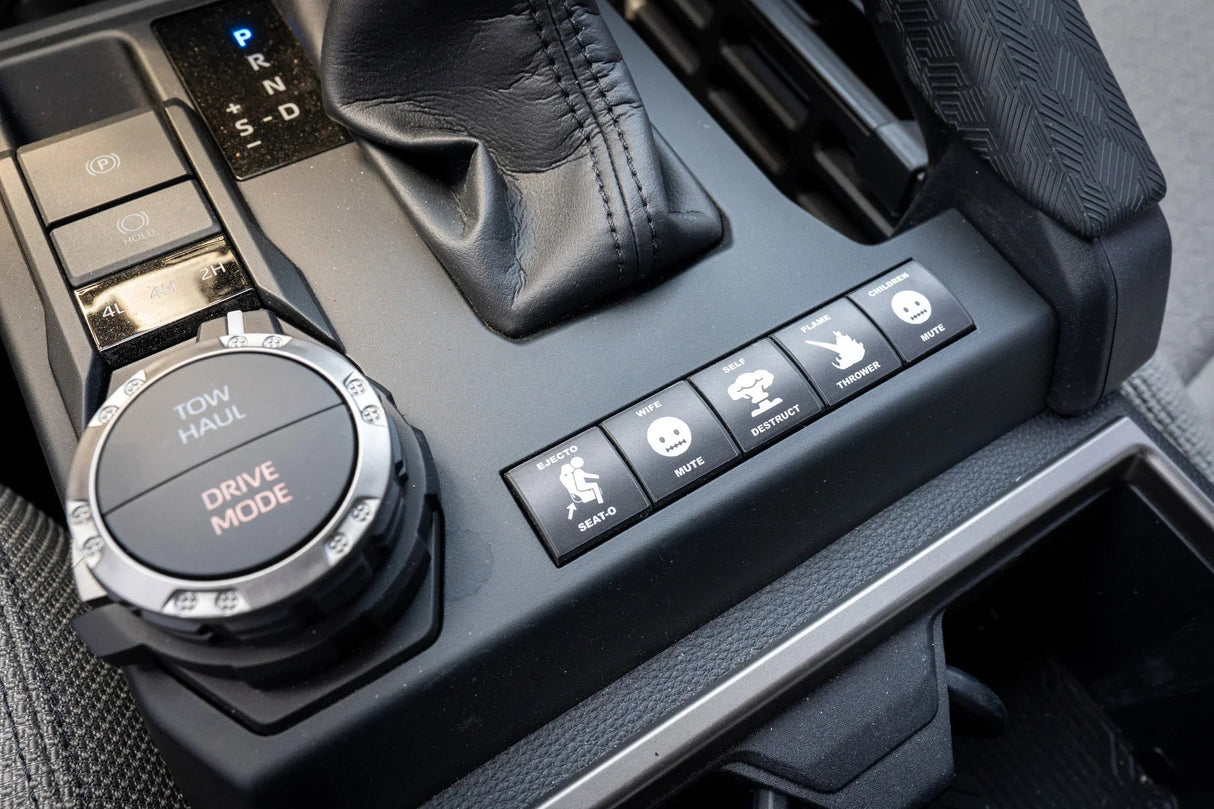 Ejecto Seato Blank Button Overlay - 2024+ Land Cruiser / Tacoma / 2025+ 4Runner