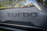 Turbo Retro Style Graphic Fender Decals (Pair) - Universal