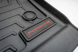 Porsche Logo Emblem for Weathertech All Weather Floor Mats (Single) - Porsche 911 Cayman Cayenne Boxter Macan Taycan