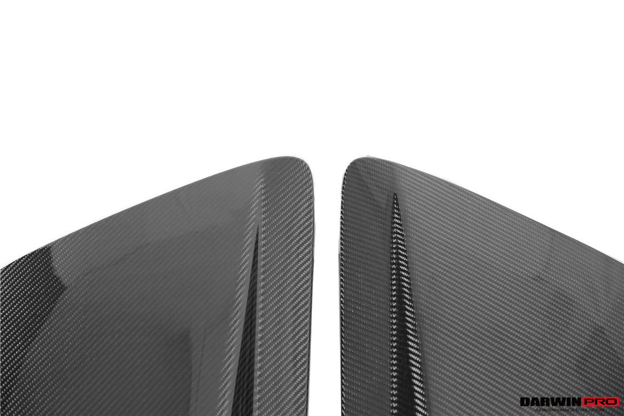 2016-2025 Audi R8 Coupe & Spyder GT4 Style Dry Carbon Fiber Side Door Panel Blades