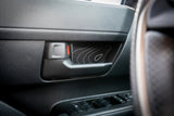 Topographic Inner Door Cup Overlays - 2024+ Tacoma / 2025+ 4Runner