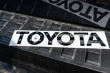TOYOTA Freedom Series Rear Hatch Liftgate Emblem Inlays - 2025+ 4Runner