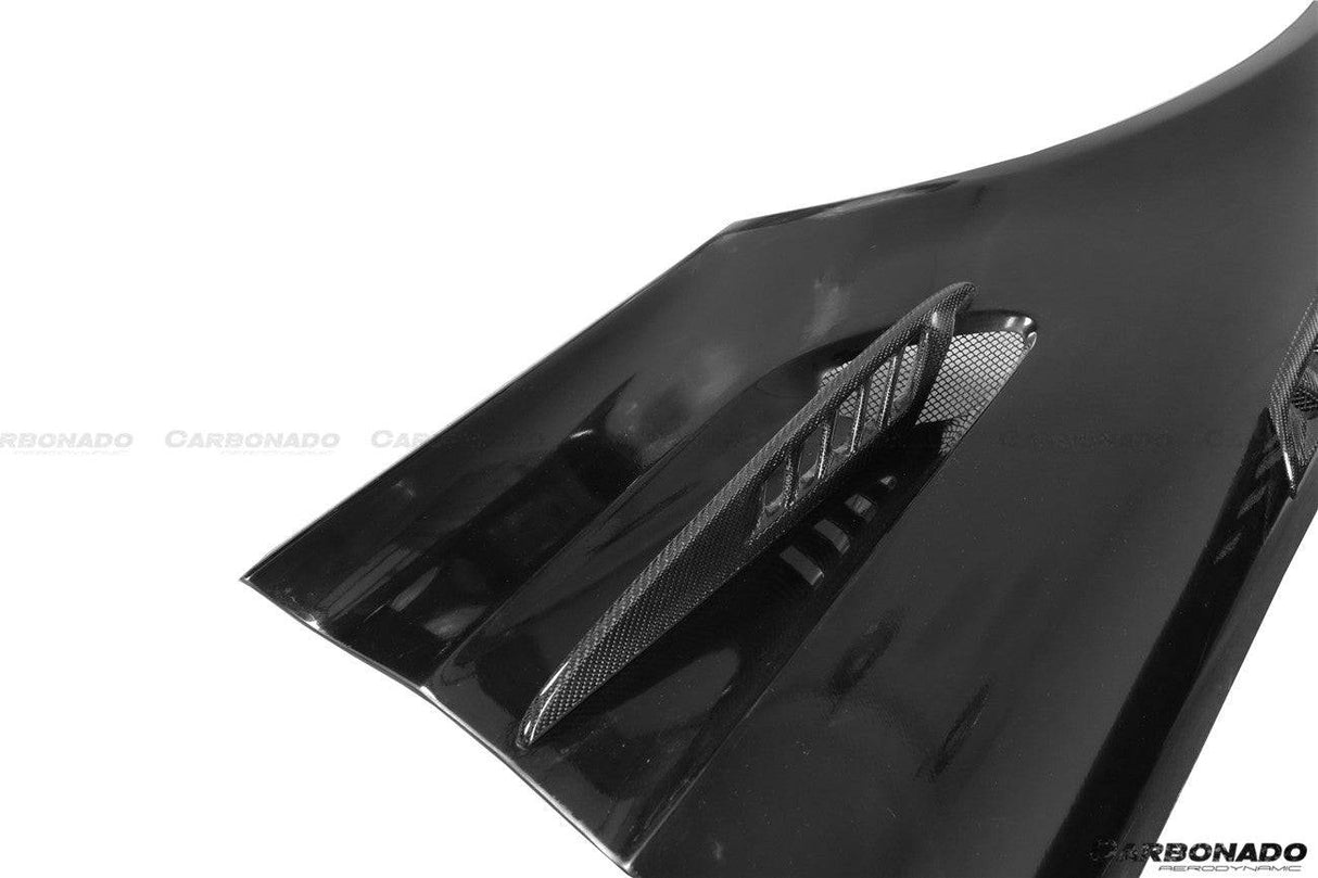 2015-2021 Mercedes Benz AMG GT GTS GTC GTR BK Style Partial Carbon Fiber Front Fender