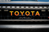 TOYOTA Simple Front Grille Emblem Overlays - 2024+ Land Cruiser