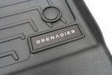 "Grenadier" Weathertech Floor Mat Logo (Etched Acrylic) - Universal