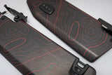 Topographic Map Sun Visor Overlays - 2018+ Jeep Wrangler JL / Jeep Gladiator JT