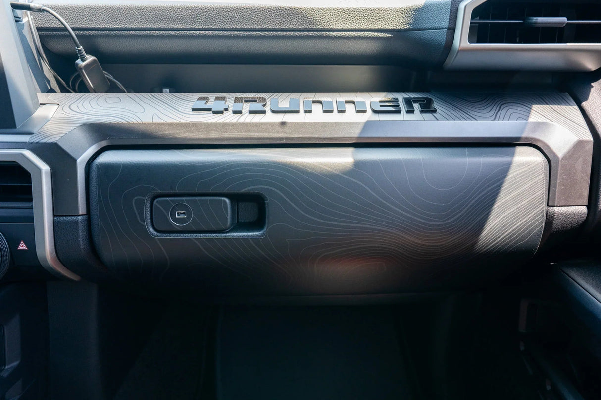 Topographic Glove Box Protection - 2024+ Tacoma / 2025+ 4Runner